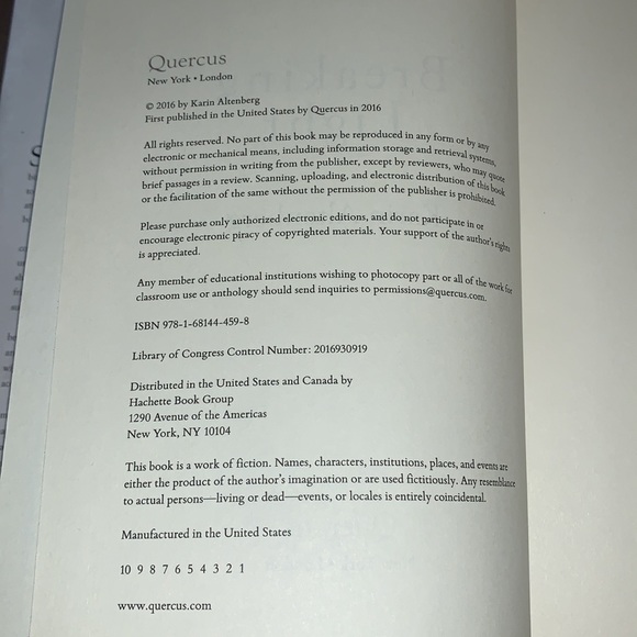 Breaking Light book by Karin Altenberg - Picture 5 of 6